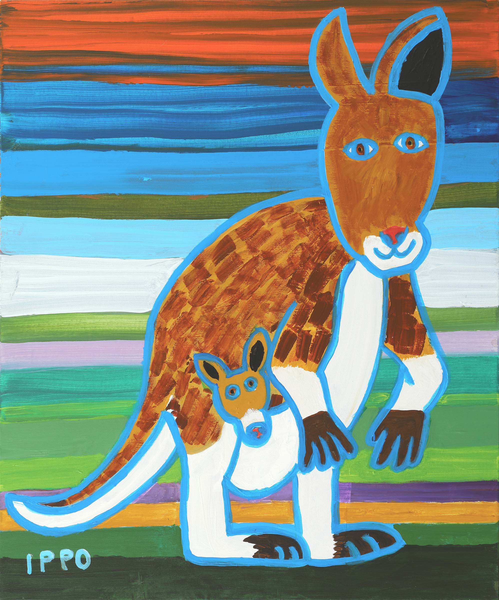 カンガルーの親子