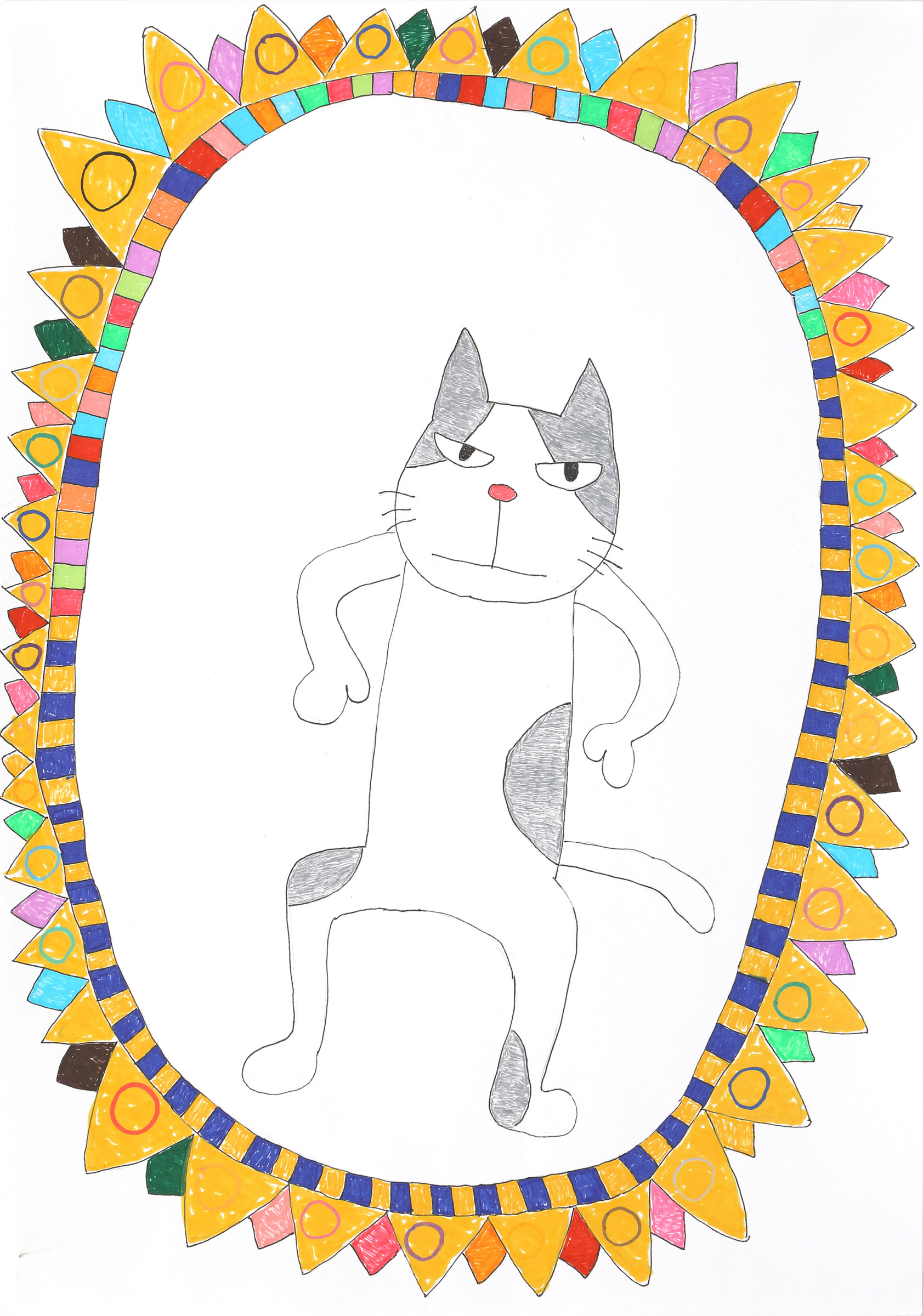カラフルネコ8
