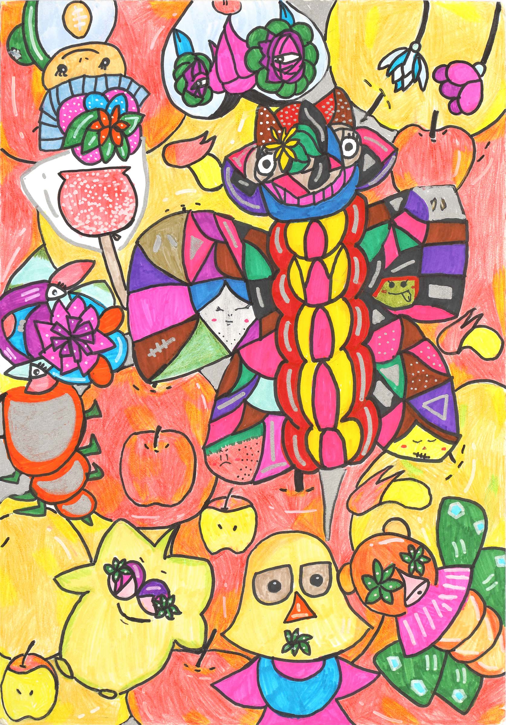 りんごが大好きな仲間たち