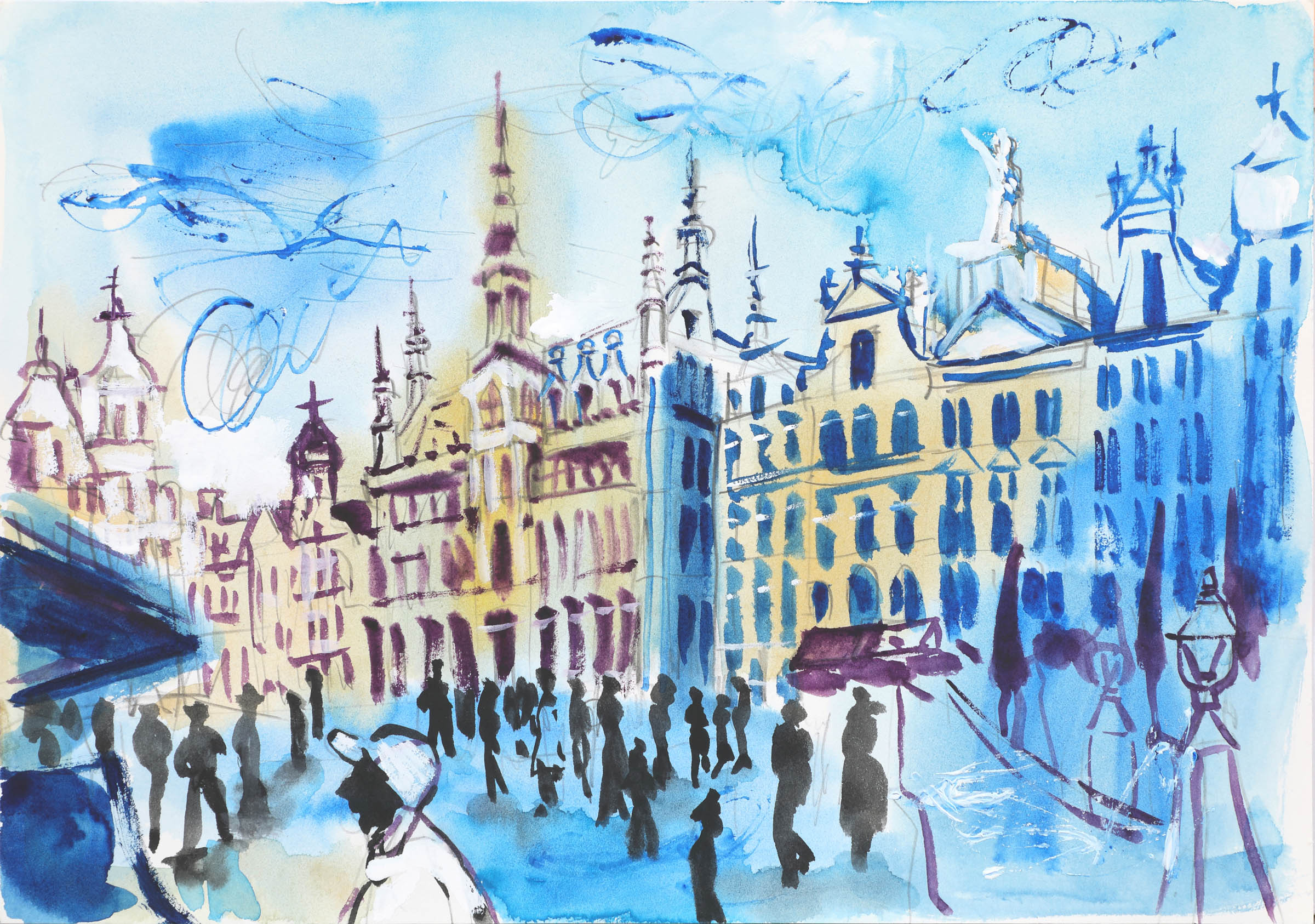 ベルギーの広場